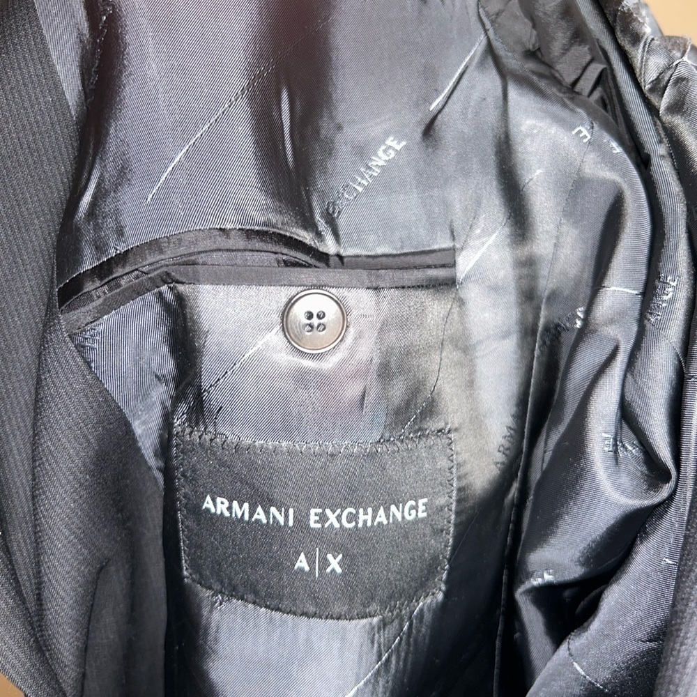 Armani Exchange Black Slim Fit Sport Coat - Picture 4 of 9